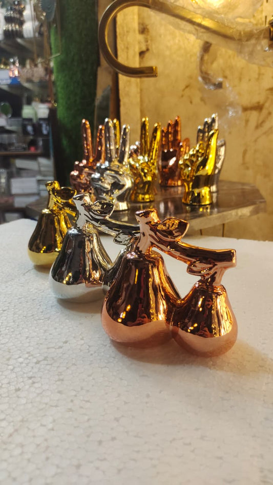 Metallic Snoopy/Cartoon Dog Figurines