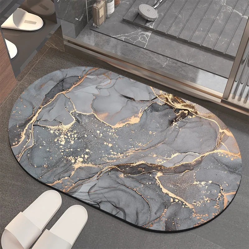 Water Absorbent & Anti Slip Bathroom Mat - Good Quality