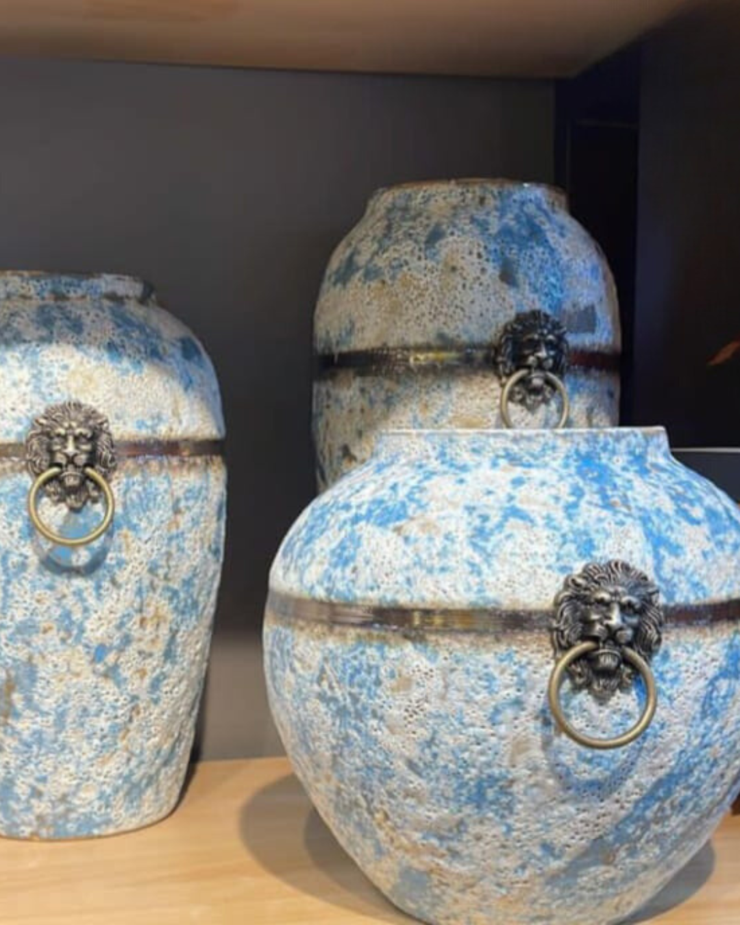 Imported Versace Vases - Set of 3
