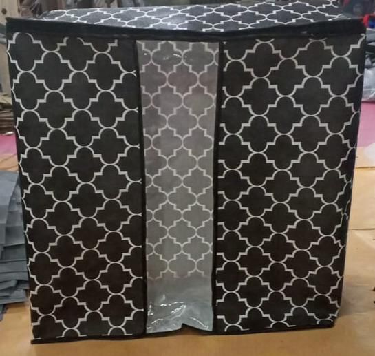 New Black Printed Storage