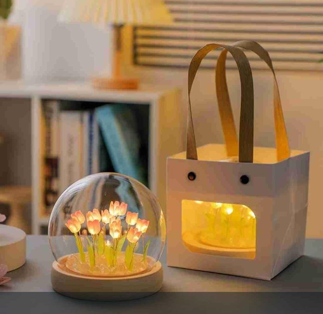 LED Acrylic Tulip night lamp
