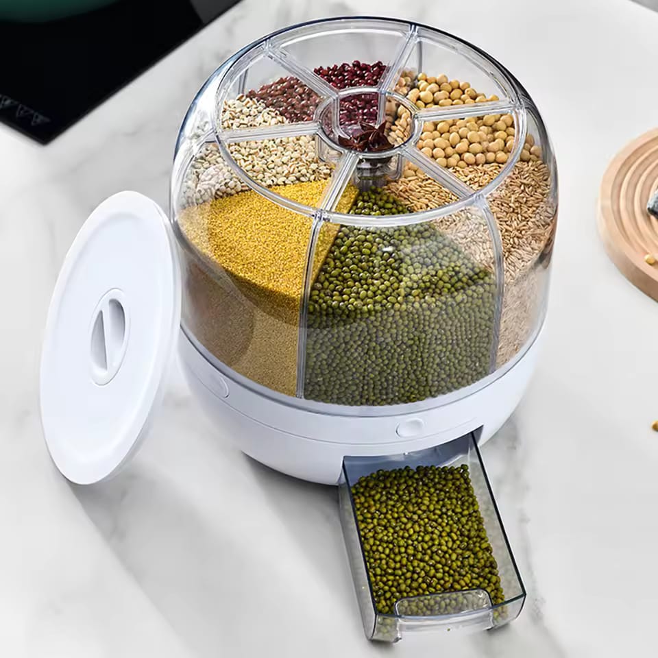 Rotating Grain Organizer - 7 litr - Premium Quality