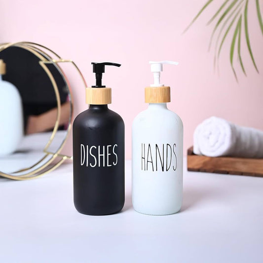 Luxury Ceramic Soap Dispenser -  Glossy Finish