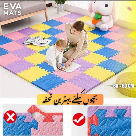 High Quality 12MM EVA Puzzle Mat - Pack of 4