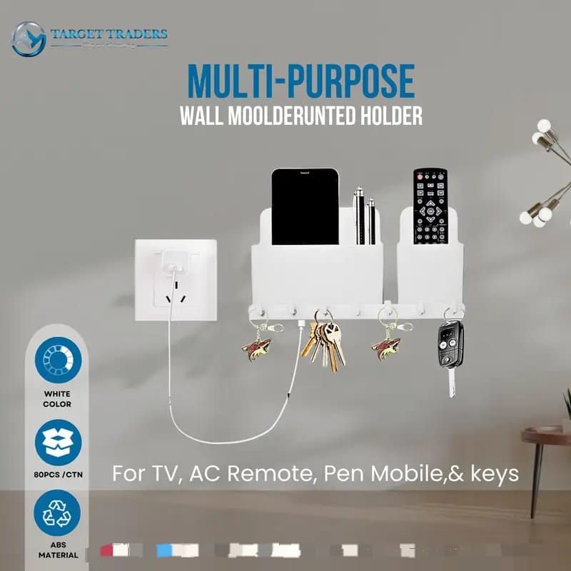 Multipurpose Wall Mounted Holder