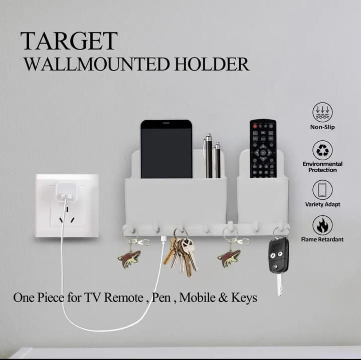 Multipurpose Wall Mounted Holder