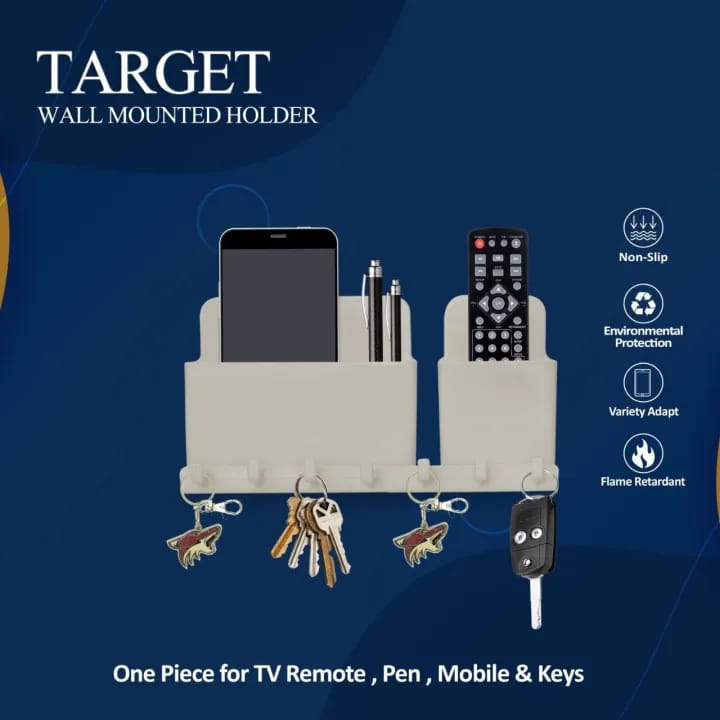 Multipurpose Wall Mounted Holder