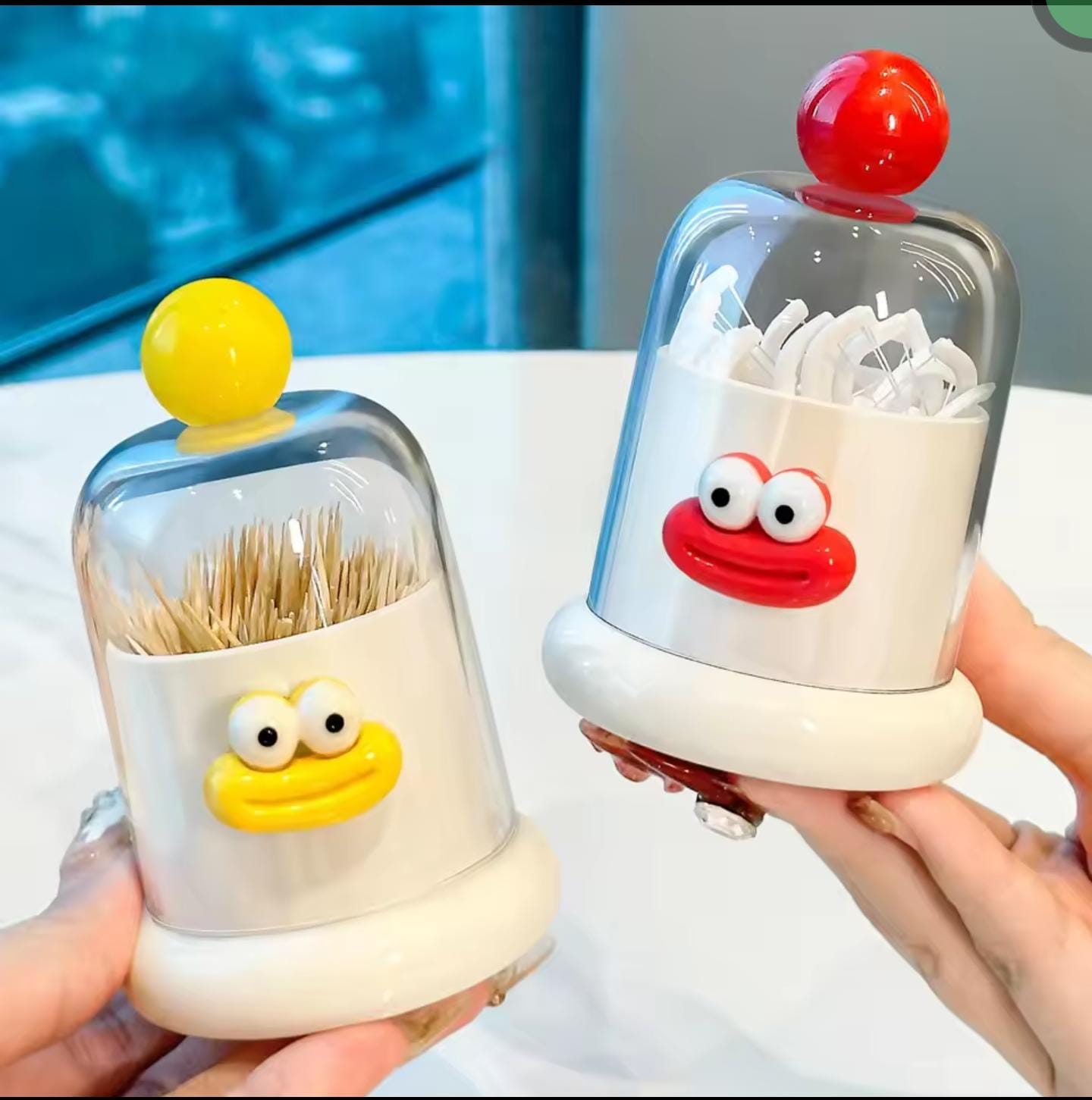 New Creative Cotton Swab/ Tooth Pick Holder - Pack of 2