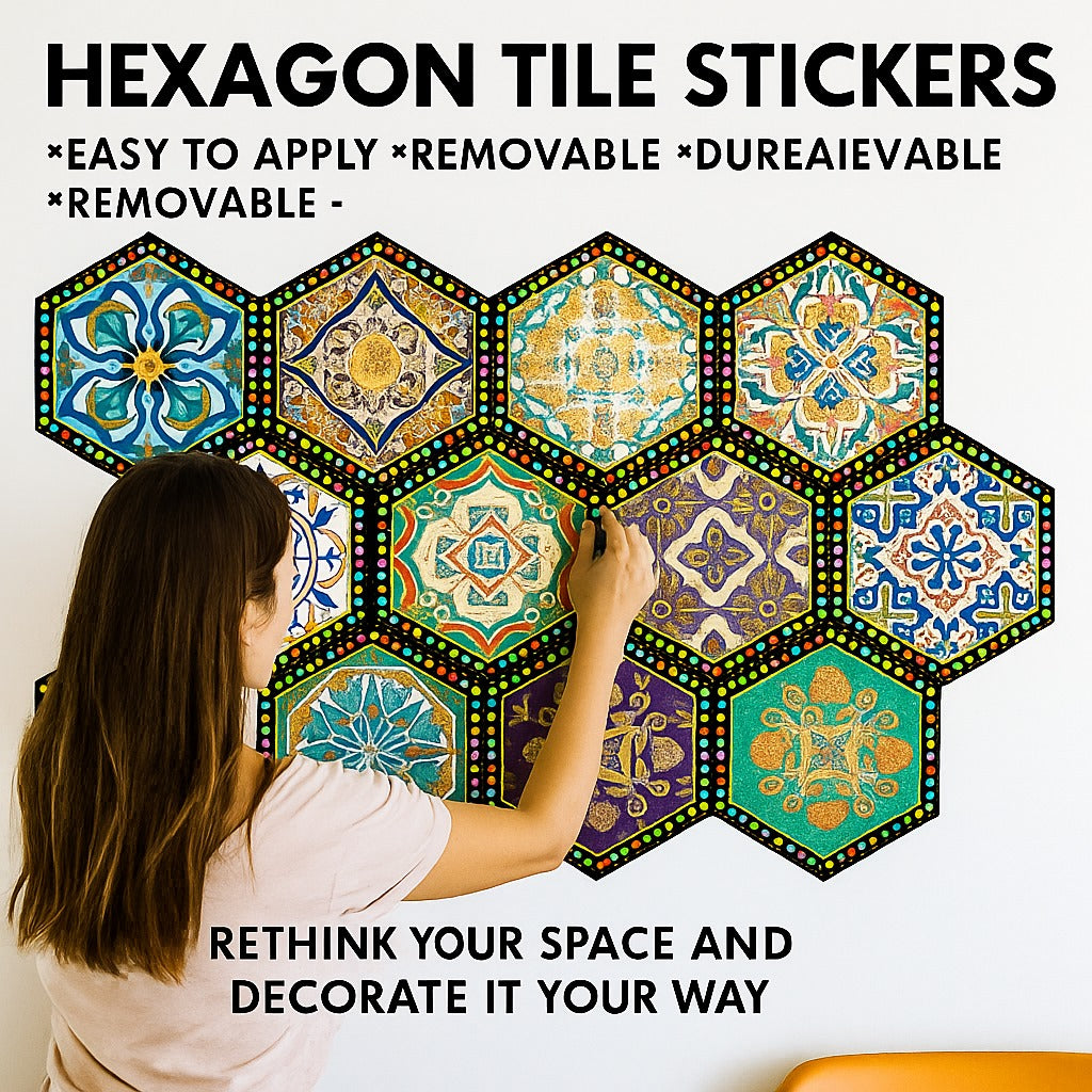 Self-Adhesive Peel & Stick Wall Decals - Pack of 12