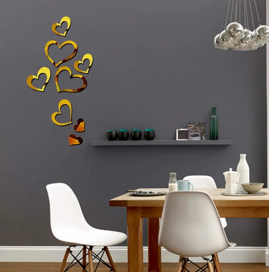 Acrylic Mirror Decor - Love Heart