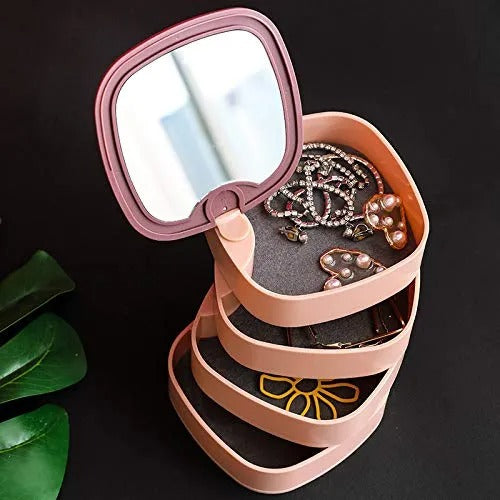 JEWELRY BOX WITH MIRROR (4 LAYER)