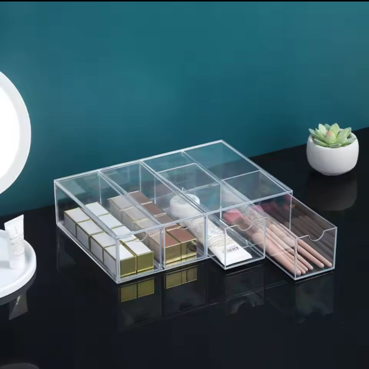Four Layer Multipurpose Organiser Acrylic box - Premium Quality