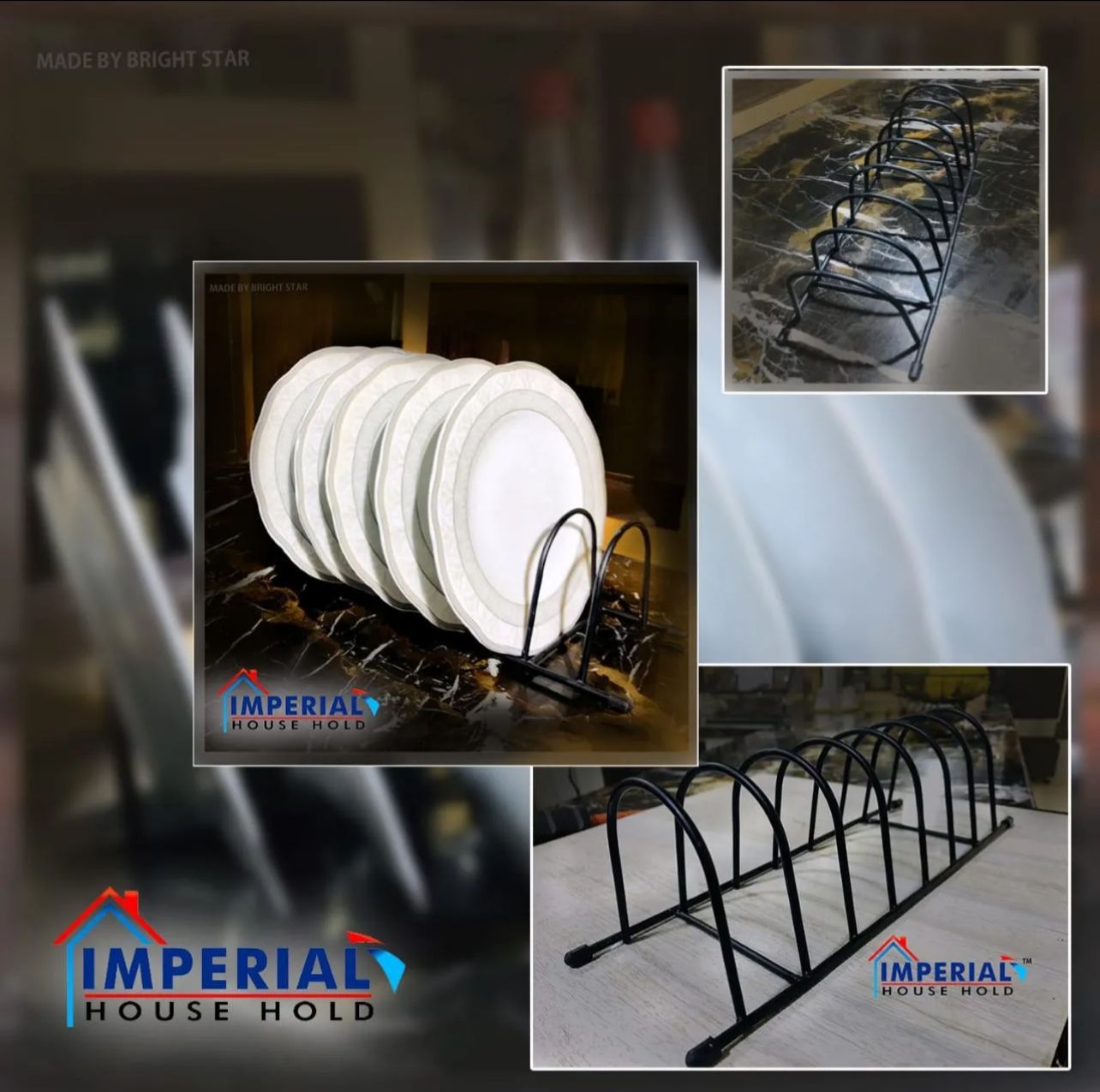 Plate and dish rack/organizer