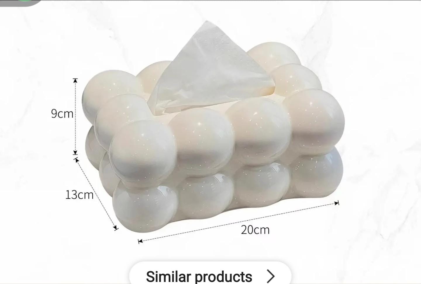 Bubble Tissue Box