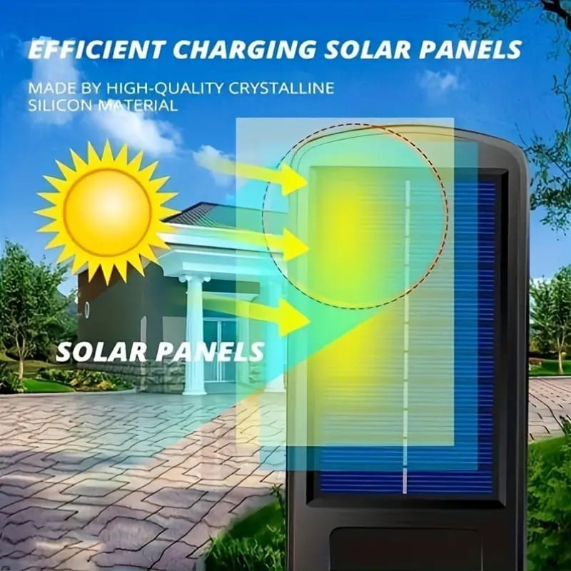 200W Solar-Powered Outdoor Street Light