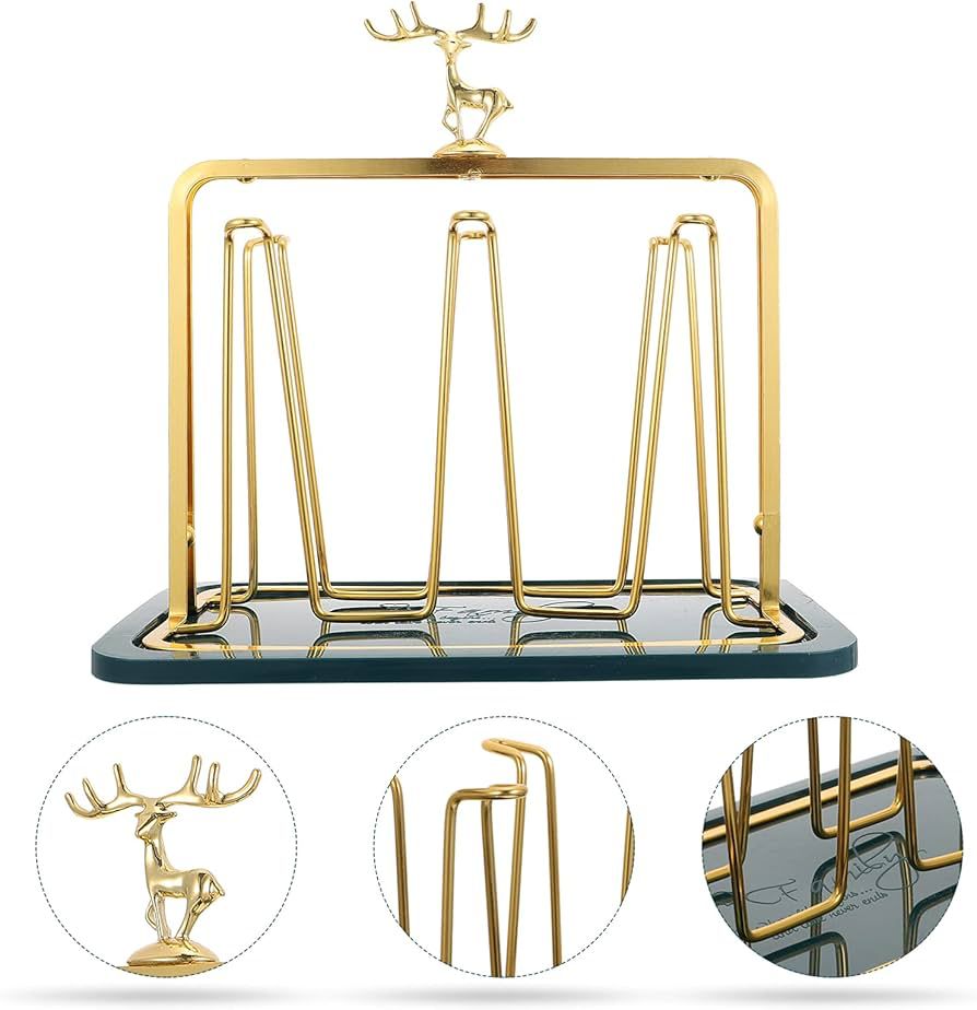 Deer Glass Storage Rack - Premium Quality