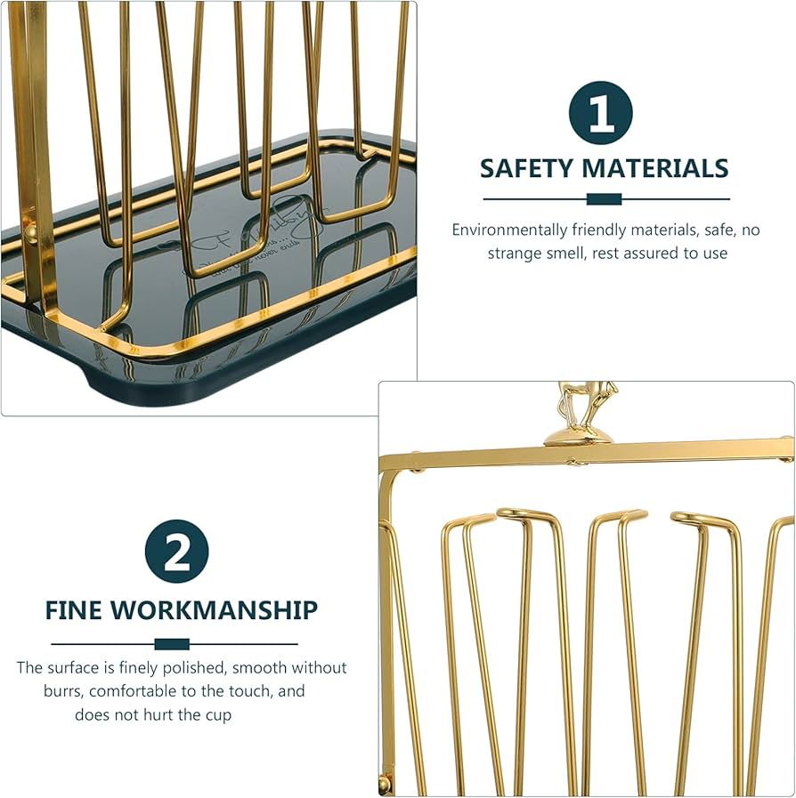 Deer Glass Storage Rack - Premium Quality
