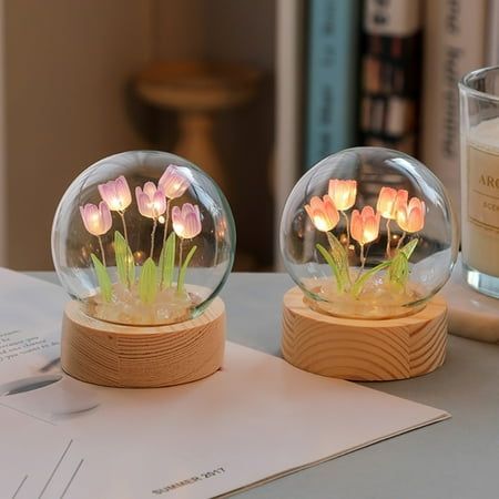LED Acrylic Tulip night lamp