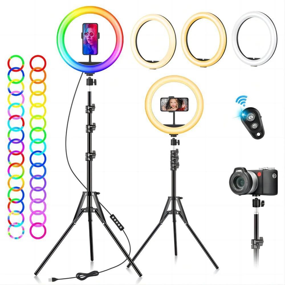 RGB Ring Light with Stand - Complete Set - Premium Quality