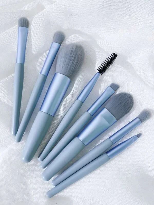Original 8-Piece Makeup Brush Set with Pouch - Soft Brushes