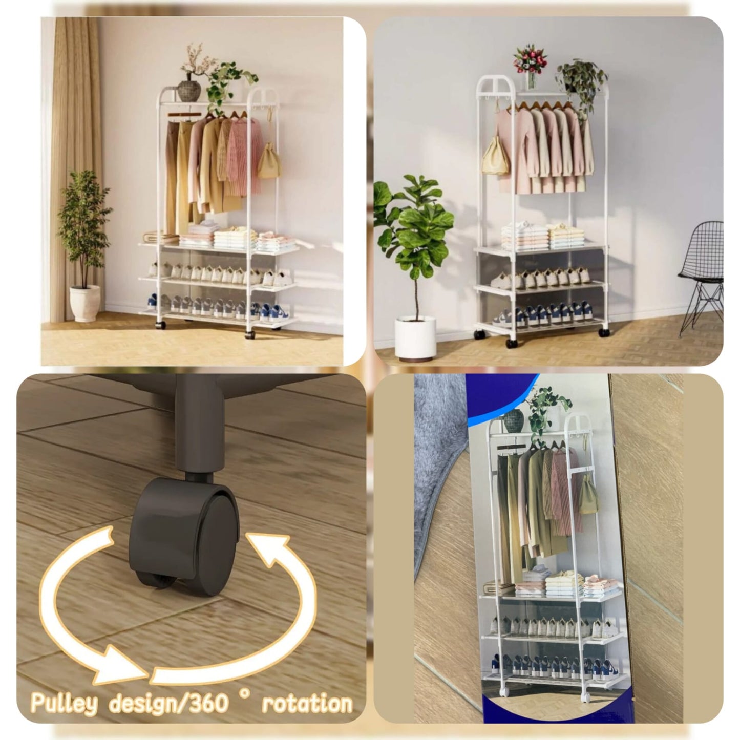 3Layer Multifunctional Cloth with Shoe Rack- Premium Quality
