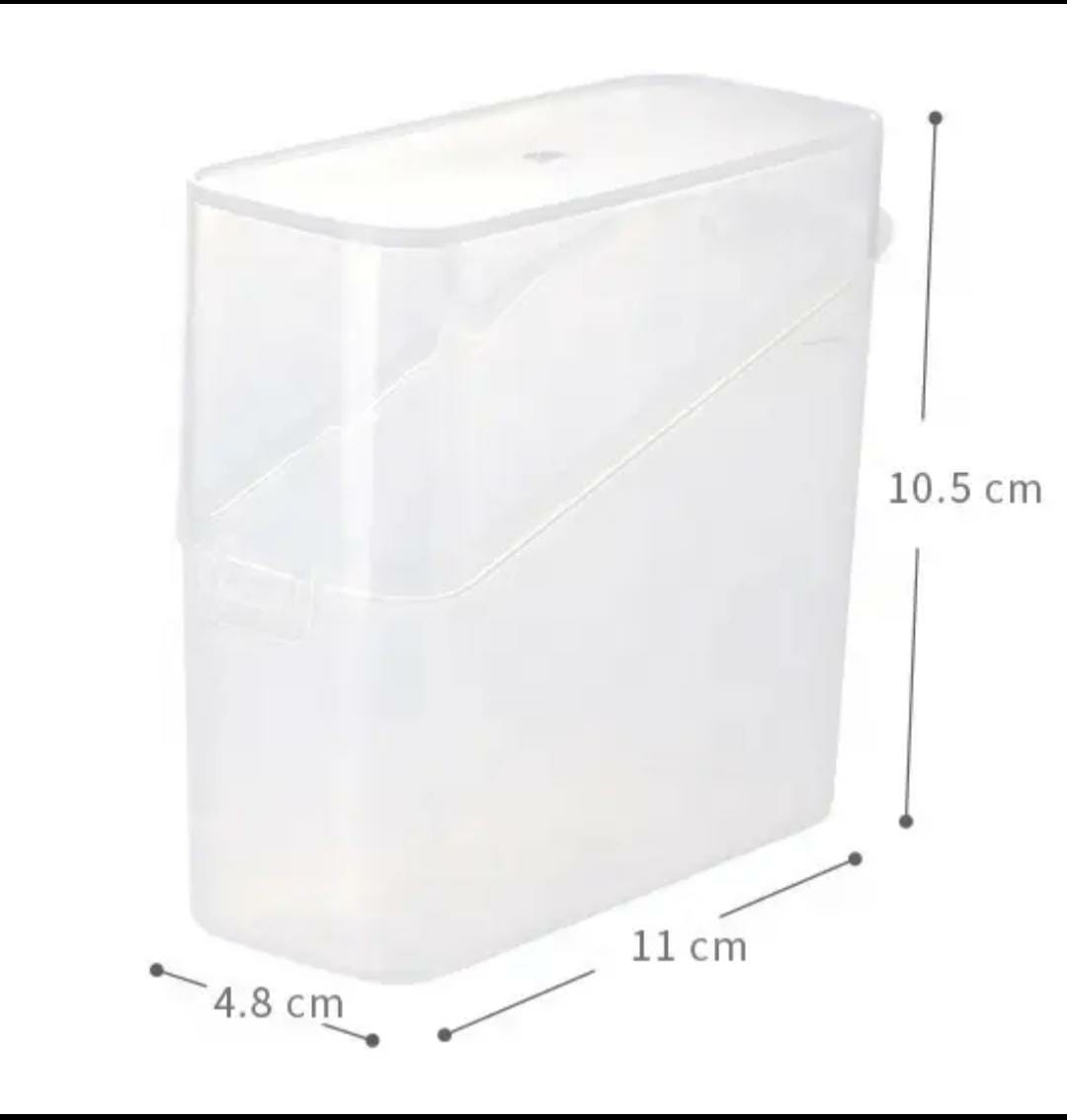 Fridge Organizer Bin With Lid - Pack of 3