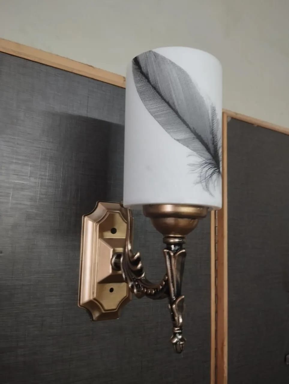 Acrylic Wall Mounted Lamp Holder - Set of 2
