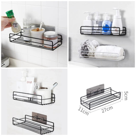 Self-adhesive Wall-Mounted Iron Shelf  (Each)