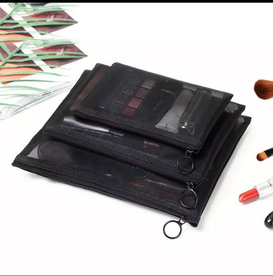 3 Pcs Makeup Pouch