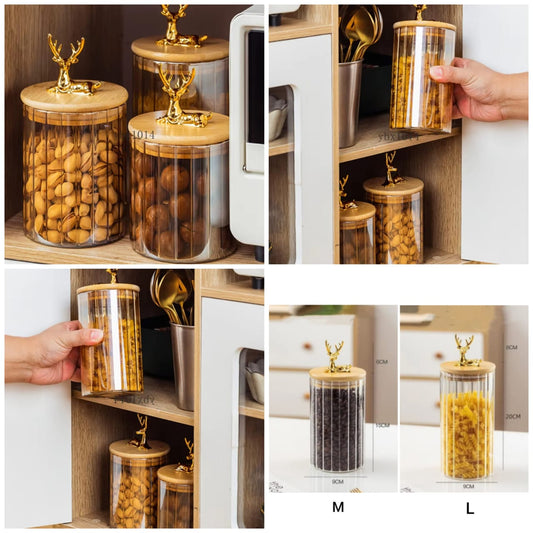 Glass Storage Jar -Each
