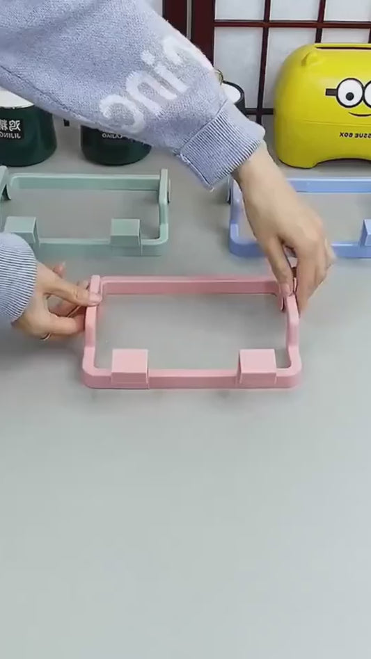 Kitchen Cabinet Door Garbage Trash Bag / Plastic Bracket Towel Hanging Holder